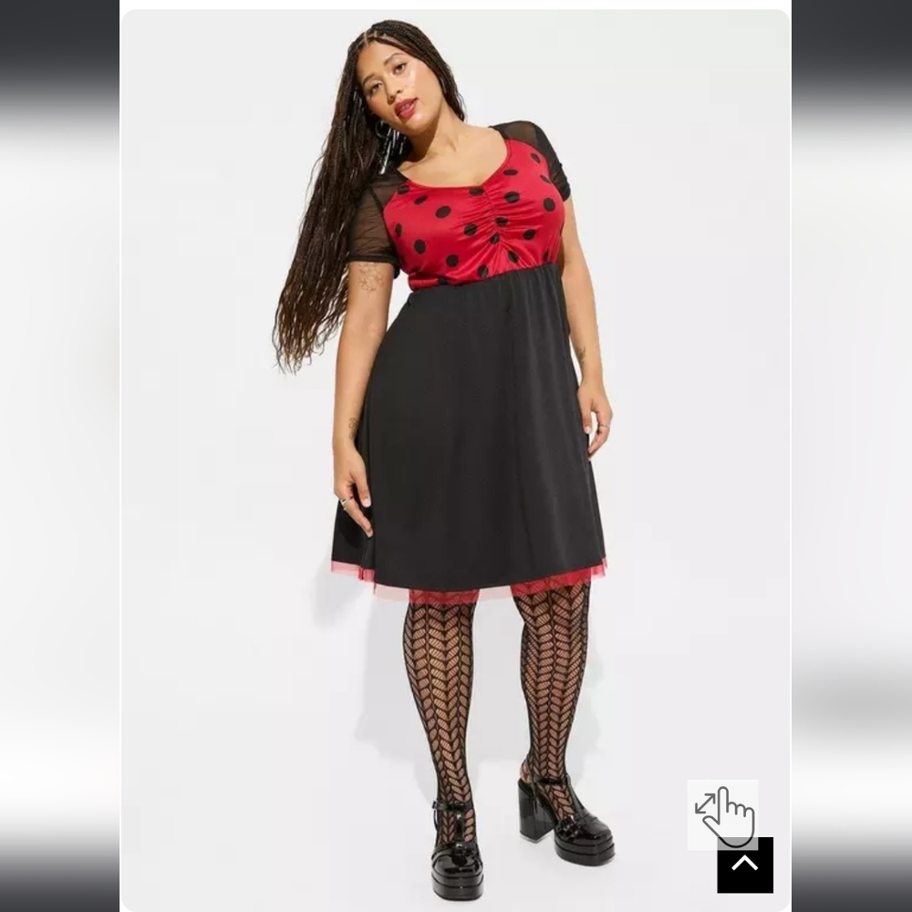NWT Torrid Ladybug Mini Dress Size 6X 🐞Ladybug Costume 🐞